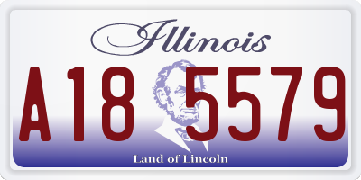 IL license plate A185579