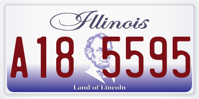IL license plate A185595