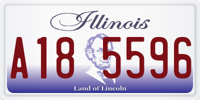 IL license plate A185596