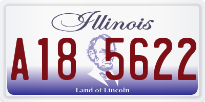 IL license plate A185622