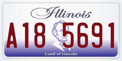 IL license plate A185691
