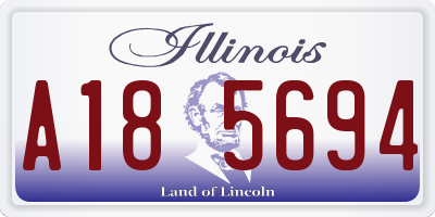 IL license plate A185694