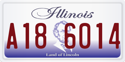 IL license plate A186014