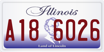 IL license plate A186026