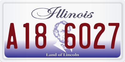 IL license plate A186027