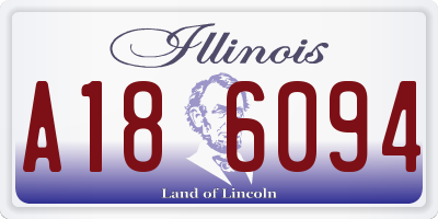 IL license plate A186094