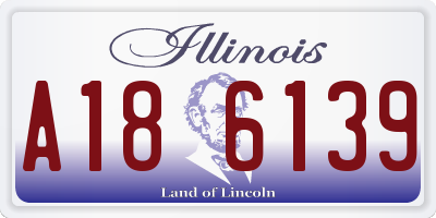 IL license plate A186139