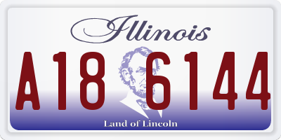 IL license plate A186144