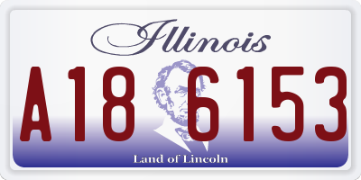 IL license plate A186153
