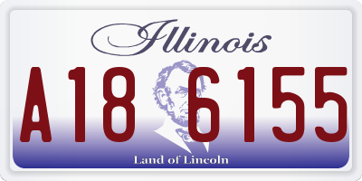 IL license plate A186155