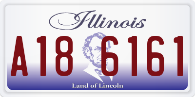IL license plate A186161