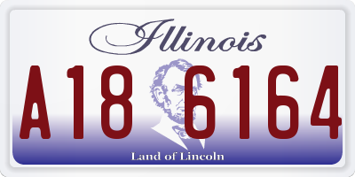 IL license plate A186164