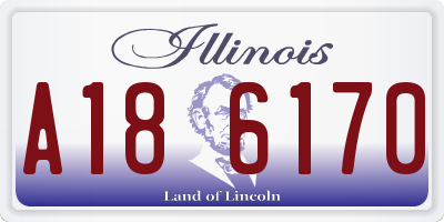 IL license plate A186170