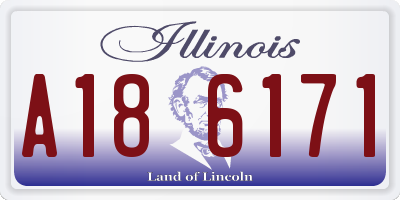 IL license plate A186171