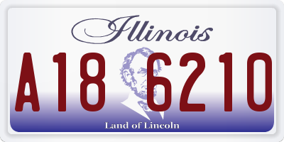 IL license plate A186210