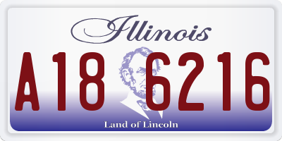 IL license plate A186216