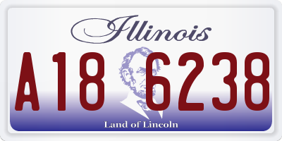 IL license plate A186238