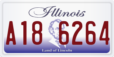 IL license plate A186264
