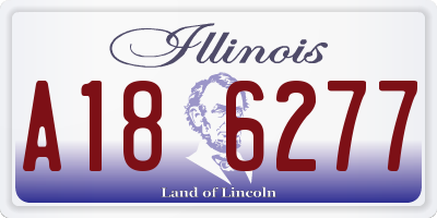 IL license plate A186277