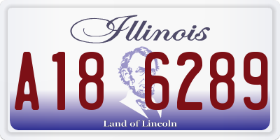 IL license plate A186289