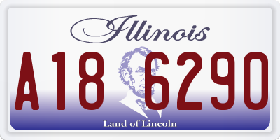IL license plate A186290