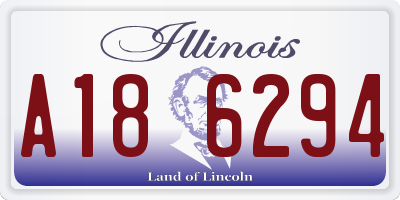 IL license plate A186294