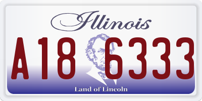 IL license plate A186333