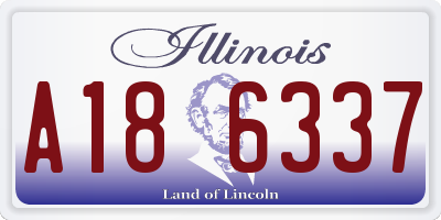 IL license plate A186337