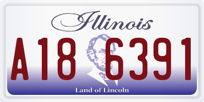 IL license plate A186391