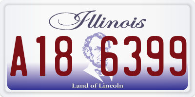 IL license plate A186399