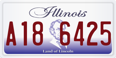 IL license plate A186425