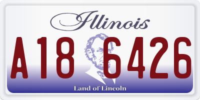 IL license plate A186426