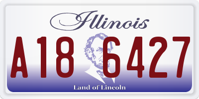 IL license plate A186427