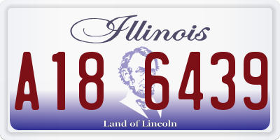 IL license plate A186439