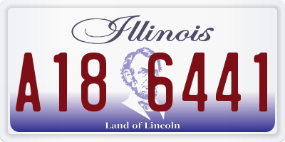 IL license plate A186441