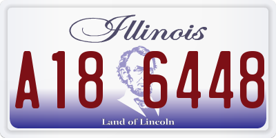 IL license plate A186448