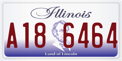 IL license plate A186464