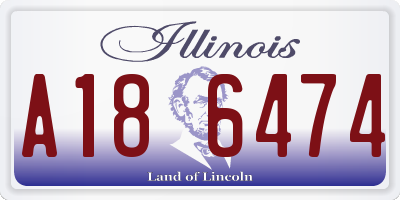 IL license plate A186474