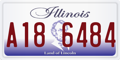 IL license plate A186484