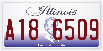 IL license plate A186509