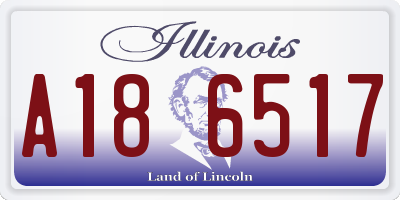 IL license plate A186517
