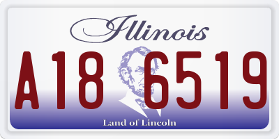 IL license plate A186519