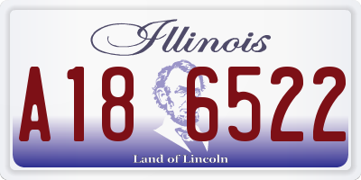 IL license plate A186522