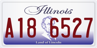 IL license plate A186527