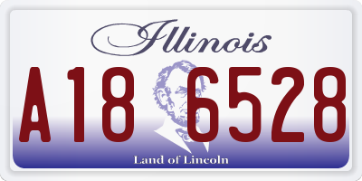 IL license plate A186528