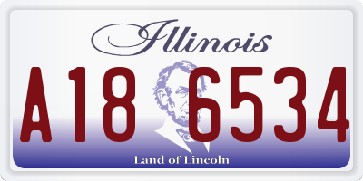 IL license plate A186534