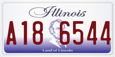 IL license plate A186544