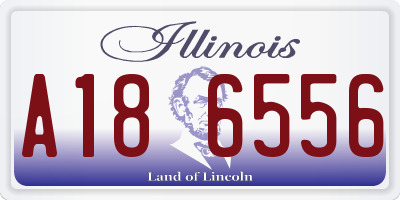 IL license plate A186556