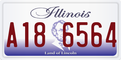 IL license plate A186564