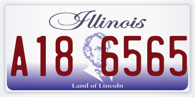 IL license plate A186565